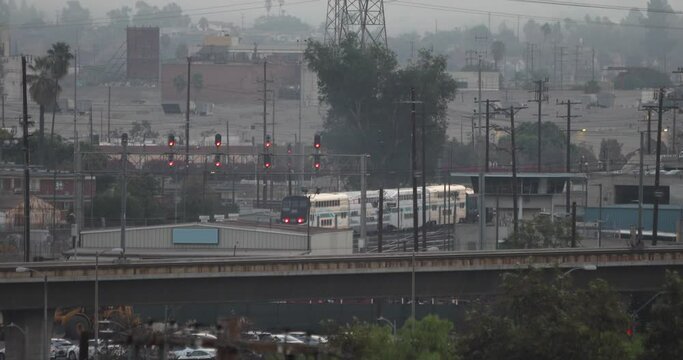 Downtown LA Dusk Dawn Train