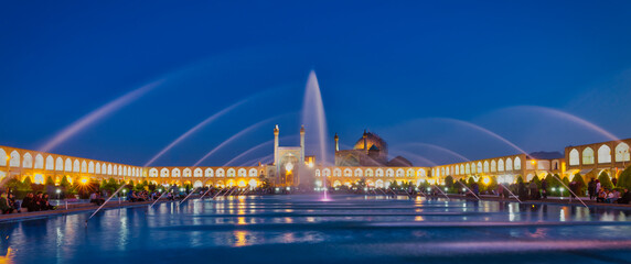 Imam Mosque at Naghsh-e Jahan Square in Isfahan, Iran