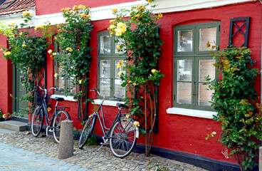 Fototapeta na wymiar Haus in Ribe / Dänemark