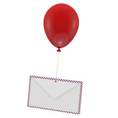 red envelope and balloon