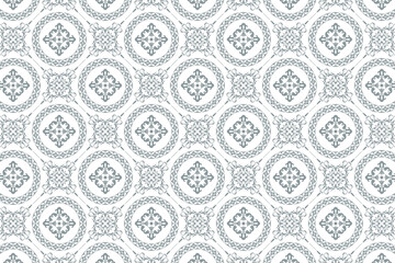 Fototapeta premium Vintage seamless pattern. wallpaper. 