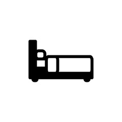 bed icon vector symbol template