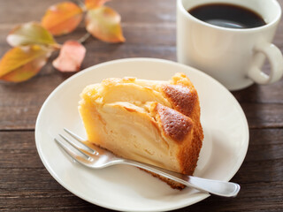 ヨーグルトポムポムとコーヒー