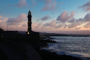 Venetian Lighthouse at Chania - Crete, Greece