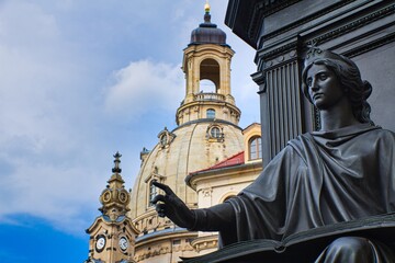 Fototapeta na wymiar Dresden - Frauenkirche
