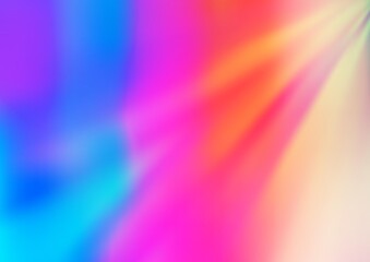 Light Multicolor, Rainbow vector modern bokeh pattern.