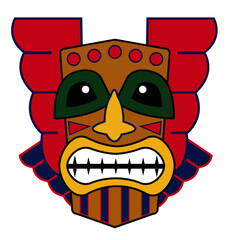 Tribal Tiki Totem Mask