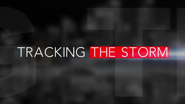 &ldquo;TRACKING THE STORM&rdquo; 3D Motion Graphic with black background. We also have more NEWS graphics! Check out this seller&rsquo;s other videos for more.