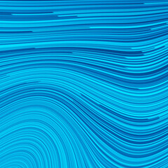 Blue Illustration with Lines, Speed Line Motion Abstract Background