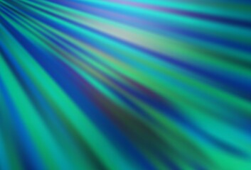 Fototapeta premium Light BLUE vector backdrop with long lines.