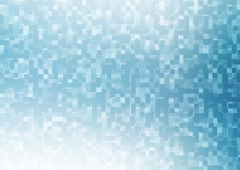 Light BLUE vector template with crystals, rectangles.