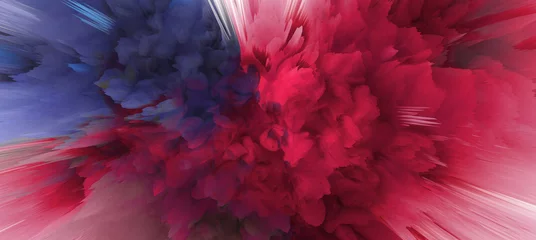 Fotobehang Digital 3D Illustration. Color blot splash. Abstract  background.. © Liliia