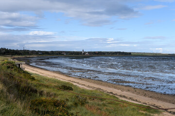 Nebel, Schleswig-Holstein, North Friesland, Germany: coast and village of Nebel