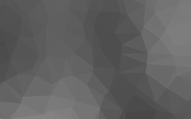 Light Silver, Gray vector polygonal background.