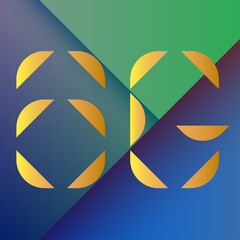 colored 6G vector logo. The sixth generation of wireless communications technologies