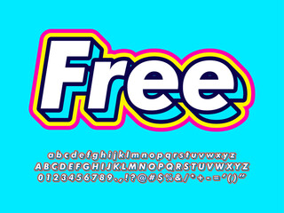 3d Layered Pop Text Effect