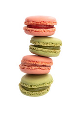 Macaroon isolated on a white background.