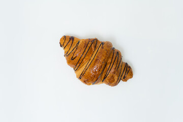 Fresh Croissant isolated on white background