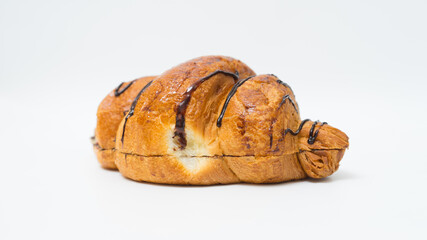 Fresh Croissant isolated on white background