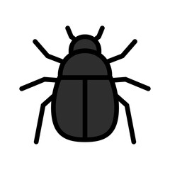 Beetle icon vector illustration. bug vector Illustration