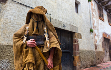 Carnival in Lantz, Navarra, Spain, Europe