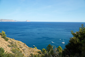 Views from L'Albir, walking to lighthouse, Alfás del Pí, Altea and Calpe.