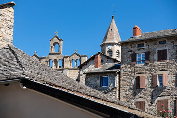 Fototapeta na wymiar Architecture of an old village in France
