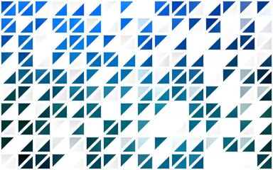 Light BLUE vector seamless cover in polygonal style.