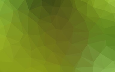 Fototapeta na wymiar Light Green, Yellow vector abstract mosaic backdrop.
