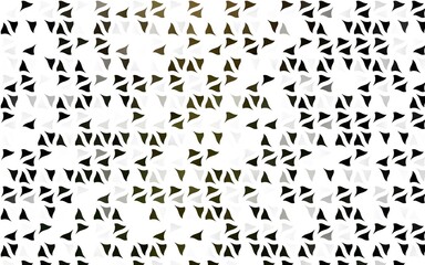 Light Green vector backdrop with lines, triangles.