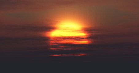 Naklejka na ściany i meble big large sun sunrise sunset