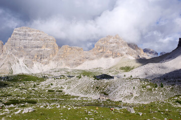 Fototapeta na wymiar Paysage des Dolomites italiennes