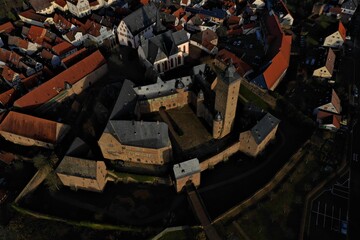 Schloss Steinau | Das Schloss Steinau aus der Luft | Luftbilder von Schloss Steinau in Hessen