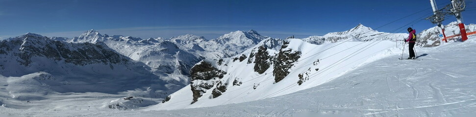 Val d'Isere steep slope
