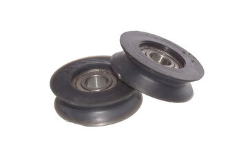 plastic roller isolated on white background