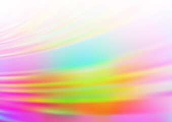Light Multicolor, Rainbow vector abstract blurred template.