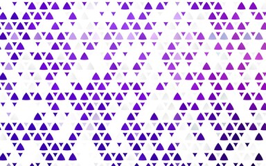 Light Purple vector seamless texture in triangular style.