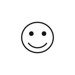 Face expression emoji isolated on white background EPS Vector