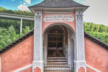 Geteilte Kirche am Kreuzbichl, Kreuzbichlkapelle, römisch-katholisch, Kirche, Gmünd, Kärnten,...