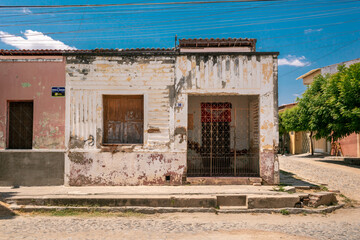 poor houses in the outback of Ceara