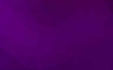 Obraz premium Dark Purple vector polygon abstract background.