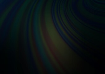Dark Black vector blurred shine abstract background.
