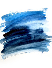 Illustration of a Watercolor abstract print