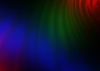 Dark Multicolor, Rainbow vector blur pattern.