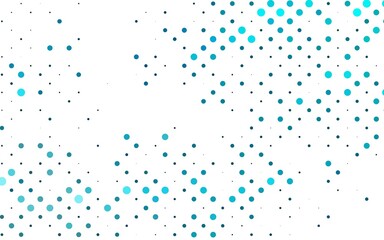 Light BLUE vector background with bubbles.