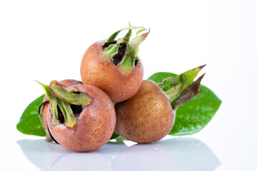 Ripe madler on white background