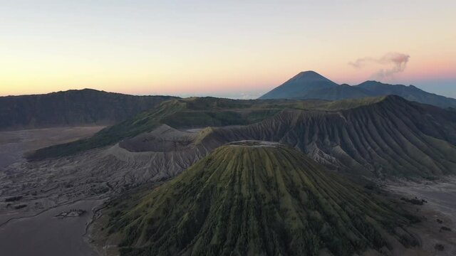 sunset in the mountains