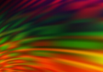 Dark Multicolor, Rainbow vector glossy abstract template.