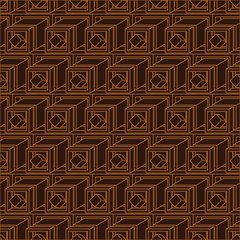 Abstract seamless background. Noise structure with cubes