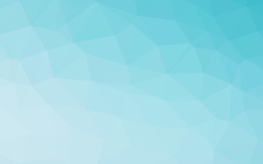 Light BLUE vector abstract mosaic background.